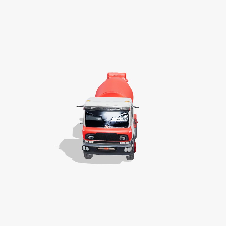 Red Cement Mixer model pack